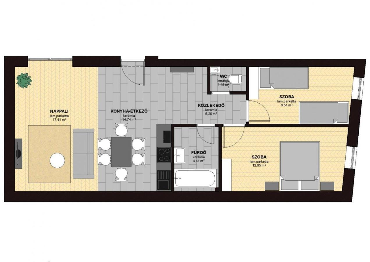 Dotis Apartman Tata Exterior photo